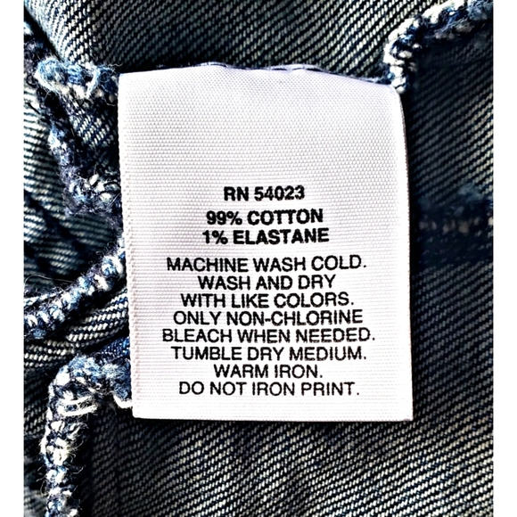 71. 2/$20 Gap Baby jean jacket - Picture 4 of 4